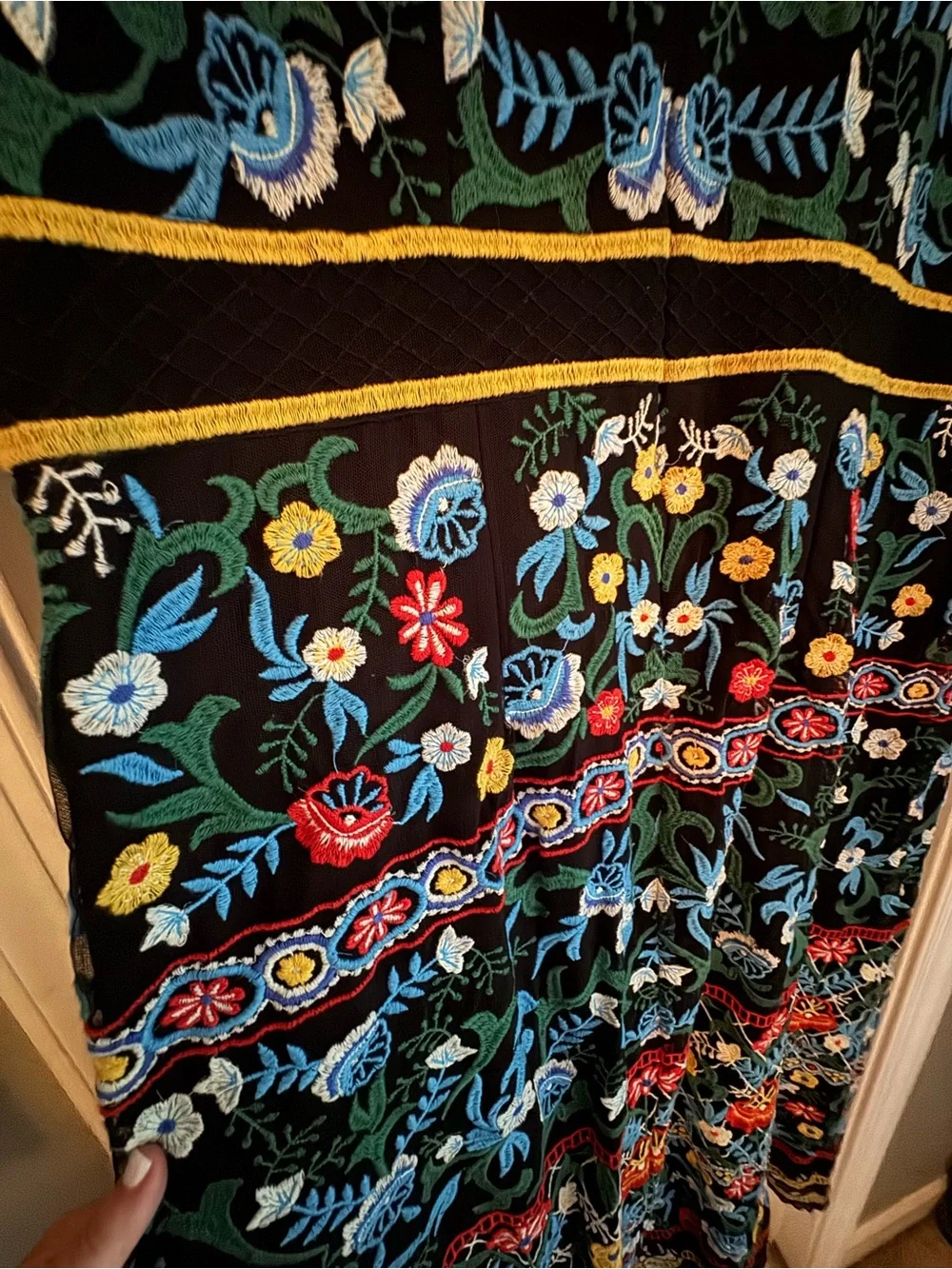 Anthropologie Esther Embroidered Midi Dress RARE NWOT 16W - Picture 6 of 6